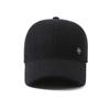 Sombrero de algodón para hombres de mediana edad y ancianos para otoño e invierno, forrado de lana, grueso y cálido, con protección para las orejas, gorra de béisbol, resistente al viento y al frío, gorra con visera