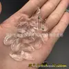 Suministro de Gota de Agua Acrílica Agujero para Colgar Perlas Transparentes 12x20/12x24mm Perlas Acrílicas Lámparas Accesorios Decorativos Perlas