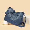 Primavera e Outono Nova PU zíper bordado losango ombro único crossbody casual bolsa feminina fábrica atacado direto comércio exterior exportação