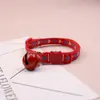 Nuevo collar con campana grande para mascotas collar para perro hebilla para gato collar de amor adorable collar para mascotas collar para perro gato joyería para mascotas