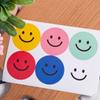 Em estoque Adesivo Smiley Colorido Decorações para Confeitaria Adesivo Sorriso Expressão de Desenho Animado Etiqueta Adesivo de Selagem