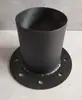Mástiles Engrosados y Alargados, Bases de Columna, Accesorios de Fijación para Vallas de Bambú, Tienda de Fábrica de Bridas Huecas.