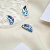 Nova meia borboleta Nail Art diamante super flash K9 strass colagem aurora flor de cerejeira rosa cristal unha ornamento