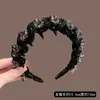 2025 Nuevo Peine de Dientes Suaves de Cristal de Lujo Suave con Diseño Antideslizante Diadema Accesorios para el Cabello Diadema
