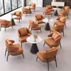 Mesas y Sillas para Reuniones Casuales, Oficina de Ventas Pizarra Ocio Recepción Oficina Sofá Mesa de Café Juego, Salón de Belleza Mesa Redonda Pequeña