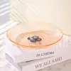Prato de Cristal Criativo Moderno Prato de Frutas Cesta de Frutas Sala de Estar Mesa de Centro Nórdico Moderno Simples Prato de Doces Prato de Frutas Secas