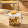 Recipientes BNBS de Vários Tamanhos para Armazenamento de Grãos para Armazenamento de Alimentos na Cozinha, Caixas de Armazenamento Seladas Transparentes para Feijões, Grãos e Produtos Secos