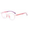 Populares Monturas de Gafas con Almohadillas Nasales de Silicona para Niños, Monturas de Gafas Ovaladas tipo Nerd para Miopía, Recomendadas por Ópticos de Tiendas Físicas