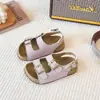 Sandalias Birkenstock para Niños 2026 Verano Nuevo Estilo Niños y Niñas Suela de Corcho Punta Abierta Zapatos de Playa Sandalias Transpirables para Bebé