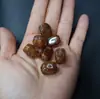Cuentas de Barril Asimétricas Bicolor de Acrílico Imitación Jade Cinturón de Traje de Baño Dinastía Han Joyería DIY Cadena de Teléfono Móvil Cinturón Cuentas Decorativas