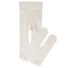 Medias de Rejilla Blancas Leche Retorcidas Jk para Mujer, Leggings Espesos Color Blanco Roto para Otoño e Invierno con Forro Polar, Color Avena Cálido con Pies
