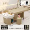 Cama de Lavado de Cabezal de Exportación Transfronteriza, Cama de Lavado de Cabello de Belleza con Vapor de Circulación de Agua Push-Pull Multifuncional con Calentador de Agua Integrado