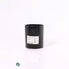 Pote de Vela Colorido Estilo Europeu Personalizado Vela de Aromaterapia Suporte de Vela Transparente Tampa de Madeira de Bambu Decoração de Mesa DIY