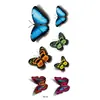 Adesivos de Tatuagem Flor Colorida Impressa em 3D Esboço Colorido Venda Direta da Fábrica Atacado em Estoque Adesivos de Tatuagem à Prova d'Água