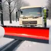 Pá de Neve Grande Montada em Veículo Remoção de Neve em Rodovias Veículo Limpa-Neve Pá de Neve Montada em Veículo