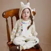 Conjunto de Ropa para Niña Primavera y Otoño 2026 Nuevo Elegante Moda Infantil Casual Sudadera Conjunto de Dos Piezas Ropa para Niños