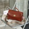 Bolso Mensajero Vintage Cuero Genuino Bolso de Mujer Casual Bandolera Bolso de Sobre Nicho de Alta Gama para Mujer Bolso de Cuero Vacuno Curtido Vegetal