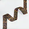 En Stock Cinta de Poliéster con Estampado de Leopardo de 3.8 cm, Hecha a Medida por el Fabricante, Impresión por Transferencia Térmica a Doble Cara, Adecuada para Correas de Hombro de Maletas y Mochilas