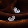 Cao Shi AliExpress Hot-selling Amor Brincos Brincos Simples Pequena Personalidade All-match Brincos Novo Coração-em forma de Jóias