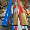 Portão Vermelho Cerca de Barra Reta Poste de Portão de Estrada Poste de Portão de Estacionamento Haste de Levantamento de Portão Haste de Levantamento Residencial Portão de Estrada de Duas Barras Amarelo e Preto