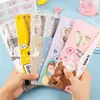 Conjunto de Régua Macia Desenho Animado Fofo, Régua Triângulo Multifuncional e Transferidor para Estudantes Fofos Conjunto de Quatro Peças, Régua Dupla Face