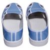 Atacado de PVC inferior anti-estático sapatos de lona à prova de poeira quatro-olhos sapatos oficina livre de poeira fábrica eletrônica cinza sapatos de proteção de quatro furos