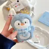 Colgante de Peluche de Pingüino Lindo de Dibujos Animados Original Muñeca de Pareja Colgante para Bolso de Niña Regalo para Estudiante
