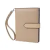 Diseño de Nicho con Bloques de Color Transfronterizos Portapasaporte de Gran Capacidad Cartera Multifuncional para Mujer Portabilletes de Avión para Mujer Portapasaporte de Documentos
