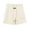 Shorts Casuais Largos de Cor Sólida com Cordão na Cintura, Shorts de Cinco Pontos Elásticos, Shorts Básicos de Verão Masculino em Mistura de Algodão, Estilo de Verão Masculino
