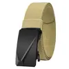 Cinturón Táctico de Lona Elástica para Hombre al por Mayor Personalizado Clásico de Nylon con Hebilla Automática Moda Versátil Estilo de Negocios
