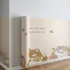 Papel de Parede Autoadesivo Estilo Cartoon Infantil e Puro Adesivos de Parede à Prova d'Água Papel de Parede para Casa Decoração de Parede de Fundo para Quarto Sala de Estar Adesivos