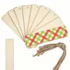Venda Quente Marcapáginas de Madeira em Branco Artesanato de Madeira DIY Placas de Madeira Enfeites Chips de Madeira de Natal Cortados a Laser