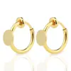 Accesorios para pendientes hechos a mano DIY al por mayor chapado en cobre color oro real de 18K pendientes que conservan el color sin agujero en la oreja clip de oreja de resorte pendientes falsos