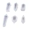 Moldes de Resina de Cristal DIY Varios Moldes para Colgantes Péndulo Colgantes de Joyería Adornos para Colgantes Moldes Decorativos de Silicona