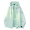 Nueva chaqueta exterior rígida, tres en uno, conjunto de dos piezas a prueba de viento e impermeable para mujer, con forro polar y engrosada, chaqueta de montañismo para hombre