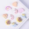 Acessórios de resina desenhos animados lua série nuvens diy creme cola caso de telefone móvel patch Copa crianças acessórios de cabelo material