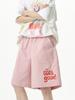 Shorts Finos de Verão 2025 de Secagem Rápida para Homens e Mulheres, Estampa de Letras Casual Versátil Esportivo Praia