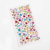 Atacado de fábrica para crianças DIY decorativo flash diamante adesivos maquiagem rosto acrílico cristal diamante adesivos colorido diamante acrílico rosto adesivos