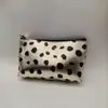 Tendencia de Moda Popular Transfronteriza Viaje Portátil Almacenamiento de Gran Capacidad Poliéster Etiqueta Personalizada Bolsa de Cosméticos