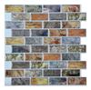 Papel de Parede Impermeável para Banheiro Adesivos de Parede 3D Autoadesivos Papel de Parede Decorativo para Parede de Fundo do Quarto Adesivos Anti-óleo para Cozinha