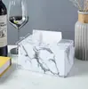 Caja de Pañuelos Lateral de Dos Compartimentos Caja de Almacenamiento al por Mayor Caja de Pañuelos para Hotel de Negocios Restaurante Se Puede Imprimir con Logo Publicitario Caja de Pañuelos de Papel