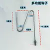 Rastrillo telescópico de acero inoxidable, herramienta de limpieza de ríos, artefacto para eliminar malezas de estanques, gancho para recuperar basura, pala subacuática.