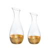 Decantador Europeu Criativo em Favo de Mel Divisor de Vinho Banhado a Ouro com Bico Inclinado Jarra de Cristal para Vinho Tinto de Grande Capacidade Jarra para Servir Vinho