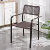 Encosto de Cadeira Cadeira Cadeira Doméstica Banqueta de Plástico Cadeira de Rattan Cadeira de Rattan Trançado Cadeira de Lazer Cadeira de Escritório para Jantar Cadeira de Dormitório Cadeira de Mahjong