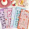 Lindas Pegatinas Divertidas 3D en Relieve Estilo Japonés Sanrio Cinnamoroll My Melody Dibujos Animados Para Agenda Teléfono