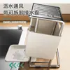 Uau! Suporte de Faca de Aço Inoxidável para Bancada da Cozinha, Porta-Facas com Drenagem, Suporte de Faca Inclinado