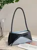 Bolso pequeño cuadrado de color block con lazo, bolso de retazos de lunares estilo coreano, bolso cruzado estilo dulce, bolso de hombro de alta gama