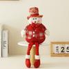 Decoraciones de Navidad Adornos de Enano Sentado Muñeco de Papá Noel Tejido adornos de Navidad