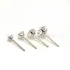 Pendientes de botón para cartílago F136 de aleación de titanio, forma de cuenco de cuatro puntas con Zirconia 6A, estilo de pasador recto, unisex, joyería multicolor para piercing de cartílago