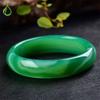 Promoção do Fabricante Atacado Pulseira de Ágata Brasileira para Mulheres, Calcedônia Verde Moda Presente Joias de Jade Fornecimento Direto Natural